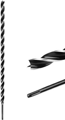 MOXPIFY Foret hélicoïdal extra long 18 mm x 600 mm SDS Plus, SDS Plus Forets hélicoïdaux pour le travail du bois