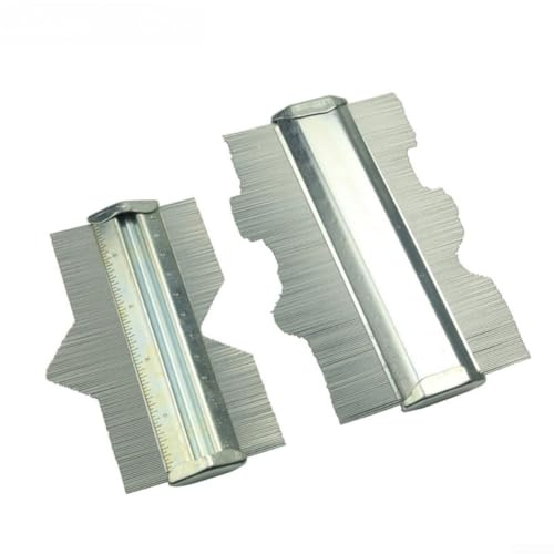 Metallkonturenlehre 5/6 Zoll für genaues Messen und Kopieren komplexer Formen in Holz, Karosserie und Blech Anwendungen (150 mm)