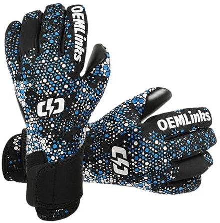 Generisch Guantes de Portero de Fútbol - Gruesos Elásticos Cómodos de Alto Rendimiento Antideslizante - Guantes de Fútbol Para Y Adolescentes | Para Y Niñas Niños Adolescentes