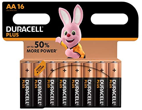 Duracell 16 Batterien Plus Power AA