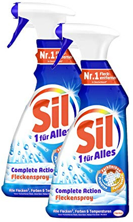 Sil 1 für Alles Complete Action Fleckenspray, Fleckenentferner, 2 x 500 ml