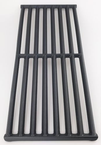 Grillfürst schmaler Gusseisen Grillrost für Grillfürst Gasgrill G310, G620 und G621 - rechteckiges Grillgitter mit 11 mm starken Streben, Ersatz Grillrost im Format 41,6 x 18,5 cm