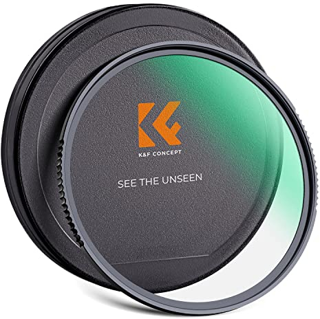 K&F CONCEPT 58mm UV Filter Made of Tempered Glass, Ultra-violet Lens Protection Filters Multi-Coated Waterproof (Nano-x series Toughened Glass)