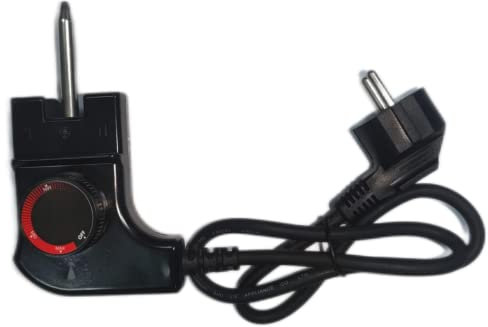 SENYA Cavo di alimentazione con termostato – Piastra elettrica Time SYCK-G021-SP1, nero