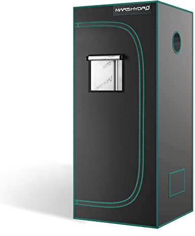 MARS HYDRO Tenda da giardino, 60 x 60 x 140 cm, per interni, in Mylar riproduzione, idroponica, vassoio rimovibile, per piante e spazi