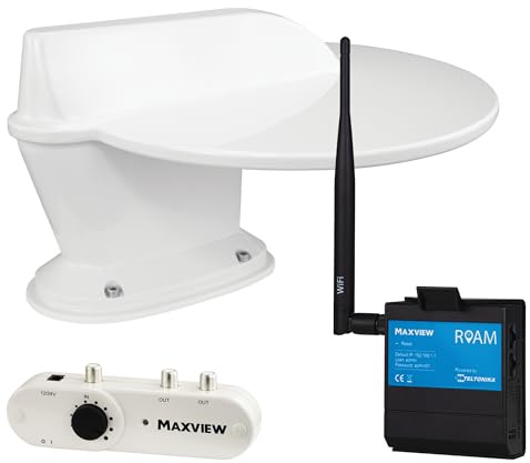 COMBO/50 Roam Combo Omnidirectional Mobile WiFi & TV Antenna Kit WHITE