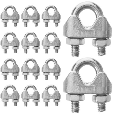 20st Kabelklemme Drahtseilklemme Aus Edelstahl Drahtklemme Kabelklemmgriffe Windenseilklemme Kabelclip Seilklemmen Seilklemme Für Winde Du Klemmst Bolzen Metall Rostfreier Stahl