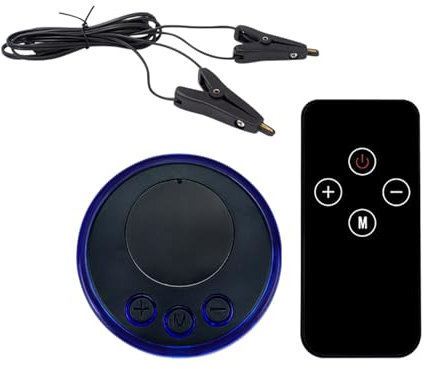 PQKuss Brust Flirten Spielzeug Elektrostimulation mit 2 Nippelklemmen Extrem Bondage Set,Klitoris Clip Stimulator Nippel Klemmen Labia Clips Spiele Für Erwachsene Sex Toys für Frauen Paare(Schwarz)