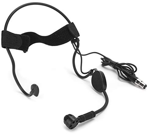 Zunate Mini Microfono Ad Archetto, Microfono a Condensatore per Trasmettitore di Wireless, Acquisizione Vocale a 360 Gradi, Resistente Al Sudore, per Palcoscenici, Chiese, Docenti