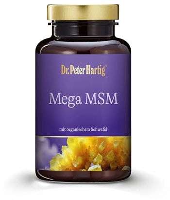 Dr. Peter Hartig Mega MSM 675 Presslinge 7-Monats-Vorrat vegan lactose- hefe- und glutenfrei
