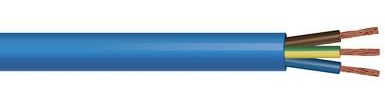 WCC® 3183A/3183AG Arctic Grade Flex Blue Flexible Cable - 1.5mm² and 2.5mm² - Heavy-Duty PVC Rubberised Electrical Insulation Wire for Harsh Environments - Indoor Outdoor Use (5m, 2.5mm)