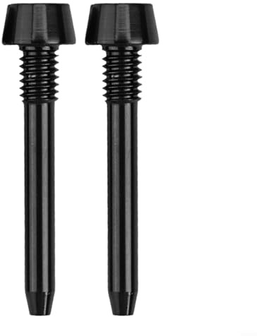 snowchecking Bike Disc Brake Pads, disc brake pad hex screws,Bike Brake Pad, Retaining Pin Alloy Disc Caliper Bolt Set, Compatible with Bicycle Component Replacement Parts()(BLACK)