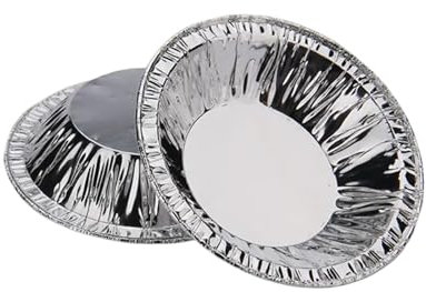 XIUsheUA Vassoio in Alluminio 200 Pezzi di pirottini in Alluminio for crostate di Uova, pirottini for Cupcake, stampi for Torte in catrame, teglie con teglia for condimento for Barbecue