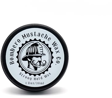 Bombero grooming Company Mustache Wax Strong Hold, Long-Lasting & Nourishing – Great Scents – Firm, Extra Strong Styling for Men’s Mustache