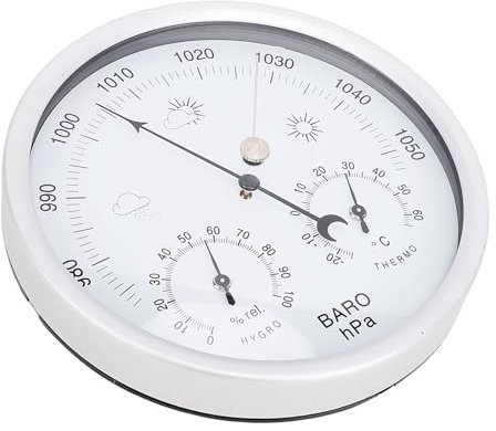 Hygromètre de la Station Météorologique Ronde Hygromètre Mouvement Mécanique Thermomètre Hydromètre