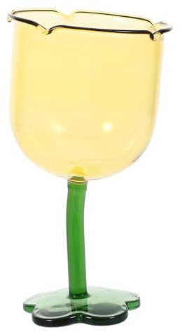 Cabilock Verre à Vin Verre Créatif Forme de Fleur Tasse à Cocktail pour Fête Mariage et Événements Sociaux