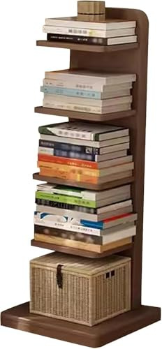 Librerie e librerie – Scaffale a scala in legno a 5 ripiani per soggiorno e camera da letto, design vintage