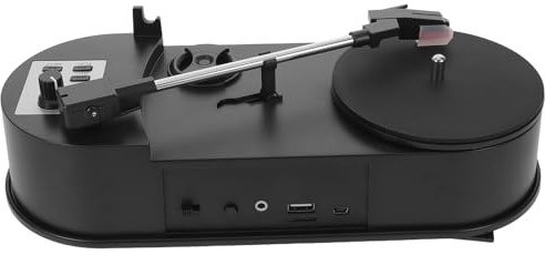UTHCLO Giradischi Vintage in Vinile con Altoparlante Integrato e Conversione USB Mp3 Lettore Musicale Retrò per Ascolto Domestico e Feste Funzionamento Semplice e Prestazioni Stabili