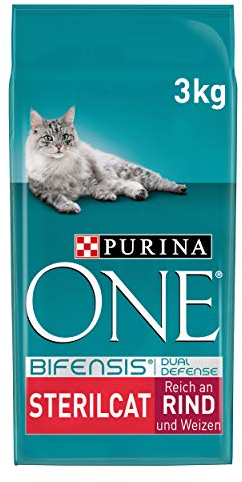 PURINA ONE Sterilcat reich an Rind und Weizen, 4 x 3kg