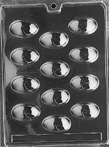 Grandmama's Goodies E016 Med/Large Eggs Chocolate Candy Soap Mold with Exclusive Molding Instructions