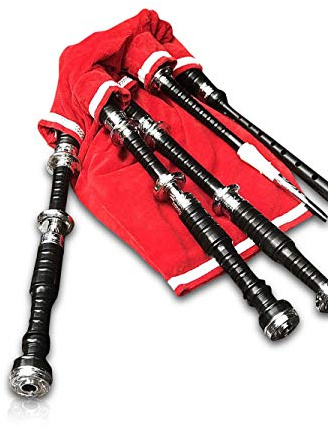 McWilliams African Blackwood Bagpipes - Red Edition