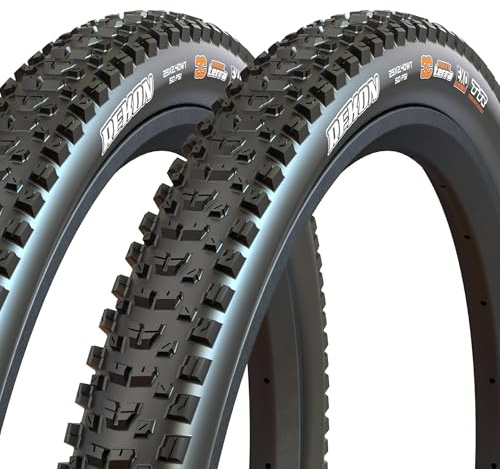 Maxxis REKON Plus M349 MTB Folding Tire TR Exo 3C MaxxTerra 27,5 x 2,80 Pulgadas Tire, Negro, 2 Tire, MX2003