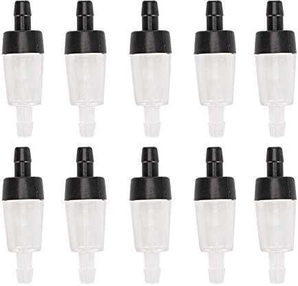 Zerodis Non-Return Check Valve, 10Pcs Aquarium Air Pump One-Way Inline Check Valve Non Return Fit for Fish Tank