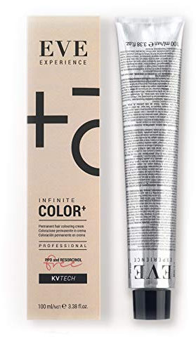 Crema Colorante Per Capelli EVE Experience - 6.62 BIONDO SCURO ROSSO VIOLA - 100 ml - Senza Resorcina e PPD