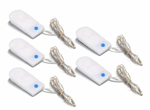 Mini LED Lichter, Mini LED Lichter Batteriebetriebene Lichterketten Dekorativ für DIY 1/12 Puppenhaus
