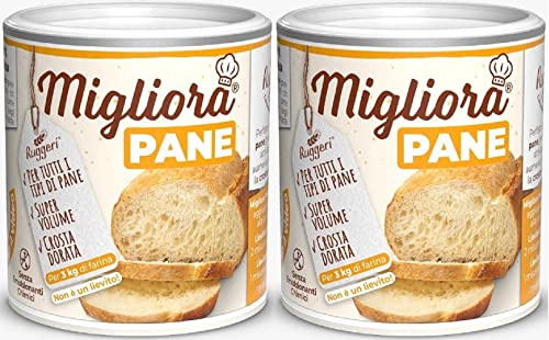 Ruggeri - Bread Dough Improver Powder 240g (120g, Pack of 2) | Made in Italy | Natural Enhancer for Homemade Bread