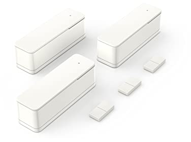Bosch Smart Home Tür-/Fensterkontakt II, Smarter Sensor zum energieeffizienten Heizen, kompatibel mit Amazon Alexa und Google Assistant, 3er-Set