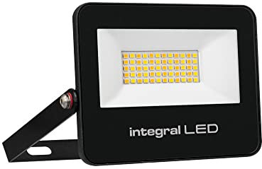 Integral Super Slim 2 Floodlight IP67 2000LM 20W Tuya 3000/4000/6500K 120° Non Dimmable 100LM/W Black