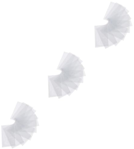 STOBOK 3 Sets Selbstklebende Karteikartentaschen Bibliothekskartentaschen Etikettenhalter Vielseitiger Kartenhalter Für Versicherungskreditkarten 10 Stück * 3