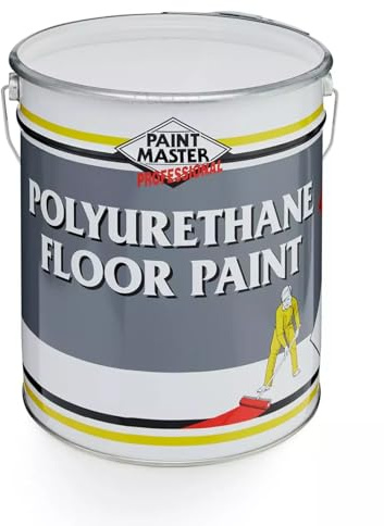 Polyurethane Floor Paint: Industrial-Strength Durability for Any Space - Resilient Coating for Heavy Traffic and Harsh Conditions (Polyurethane Floor Paint - Light Grey, 20L)