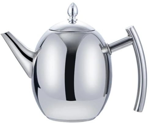 Set Teiera E Tazza Di Natale Teiera Con Infusore Per Bollitore Per Tè Da 2 Litri Per Induzione In Acciaio Inossidabile Con Colino Da Tè Teiera Con Infusore Per Tè Set Stoviglie Set Da Tè