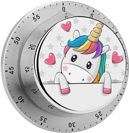 Kitchen Timer Unicorn Magnetic Countdown Classroom Timer For Studying Teaching 8cm