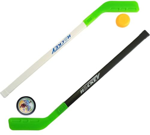Lpitoy Kids Hockey Stick Set Children's Toy Kids Hockey Stick and Ball Mini Hockey Stick Ice Hockey Training Toys for Kids