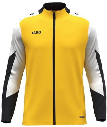 JAKO Unisex polyesterjacka Dynamic, gul/vit/svart, M