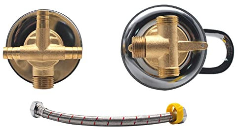 Mitigeur thermostatique en laiton avec sortie 3 voies et noyau de valve en céramique pour robinet de cabine de douche
