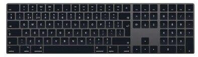 Apple Magic Keyboard con Numeric Keypad (A1843) (QWERTY Italiano) Gris Sideral con Teclas Negras ​​​​​​​(Reacondicionado)