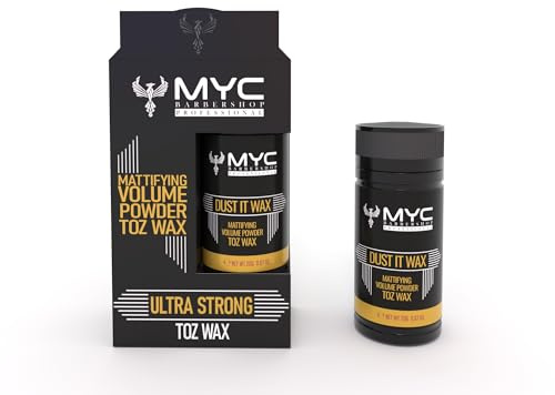 MYC Barbershop Professional Mattierendes Volumen-Puder Wachs, Ultra Starker Halt, 20g