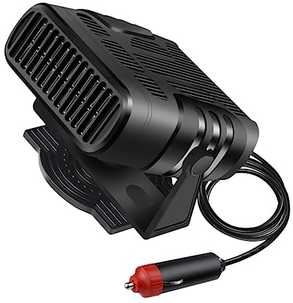 TOPBATHY Chauffage Soufflant pour Voiture Désembuage Rapide et Déshumidificateur Souffleur Air Chaud pour Dégivrage Pare-brise