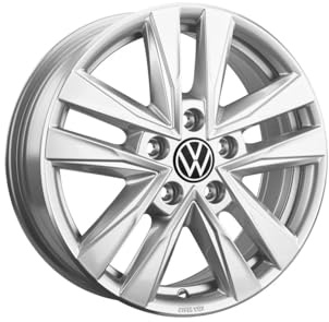 Volkswagen Cerchio in Lega Brest, Alluminio/Magnesio/Silicio, Brillantsilber, 6,5J x 17, PCD 120/5, ET 60mm, Per Veicoli Ibridi