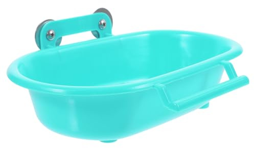 DOITOOL Papageienbadewanne Hängend aus Robustem Pp Material Kompaktes Vogelbadewanne für Käfige mit Einfache Reinigung für Kleine Vögel im Innenbereich