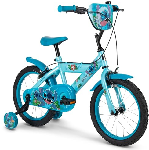 Huffy Disney Stitch Vélo pour Enfant 12/14/16 avec Roues stabilisatrices