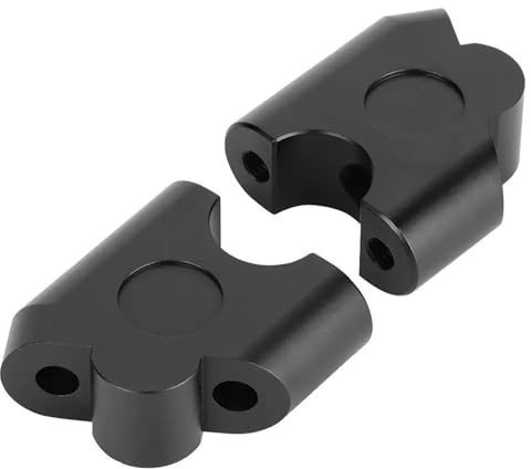 22mm Universal Motorcykel Handtag Riser Styrklämma Back Move Mount Adapter Adapter stijgende klem(Black)