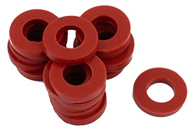 sourcing map 20Stk 19mm x10mm x 3mm O Ring Schlauch Dichtung Silikon Scheibe Wasser Heizgerät DE de