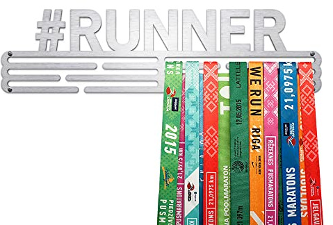 United Medals #Runner Medaillenhalter Edelstahl | Medaillen Aufhänger | Medal Hanger Holder Display Rack
