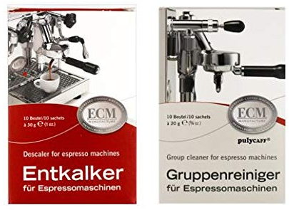 ECM Entkalker & Gruppenreiniger für Espressomaschinen je 10 Tüten Sparset Bundle | Sparset Bundle