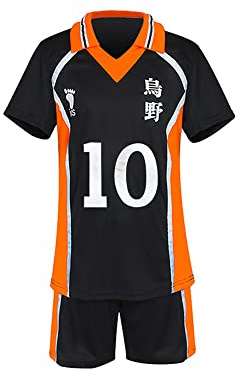 SOOYOOYOO Anime Cosplay Volleyball Sportbekleidung Bequeme und Belüftete Trikots Uniform